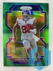 2021 Panini Prizm Darius Slayton #228 Green Prizm Giants